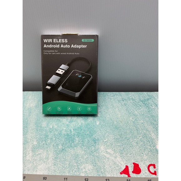 Wireless Android Auto Adapter BY960H Wired to Wireless Car Adapter - Picture 1 of 3